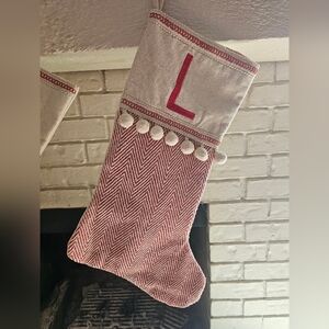 Kirkland's Christmas Stocking Letter L